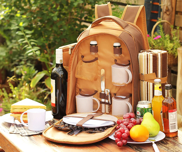 personalized picnic backpack