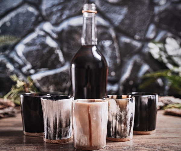 Personalized whiskey gift set set 58 viking runes gift with initial