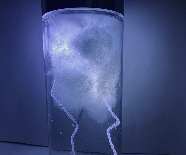Lightning in a Bottle Lamp