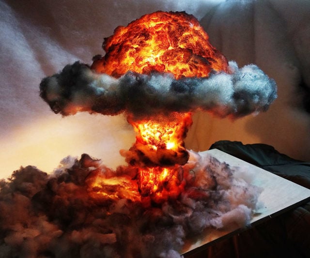 Nuclear Explosion Lamp