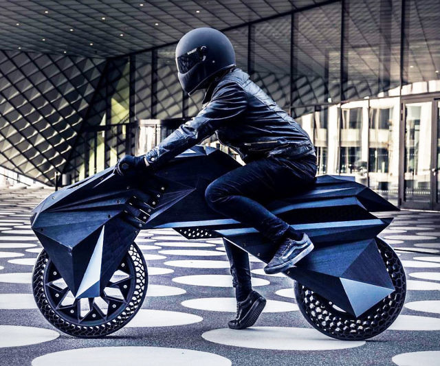 3D Printed Electric Motorcycle