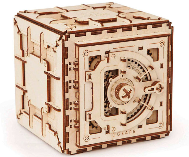 3D Wooden Safe Puzzle Kit