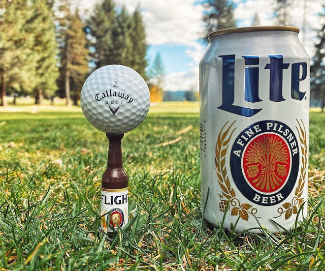 Beer Bottle Golf Tees