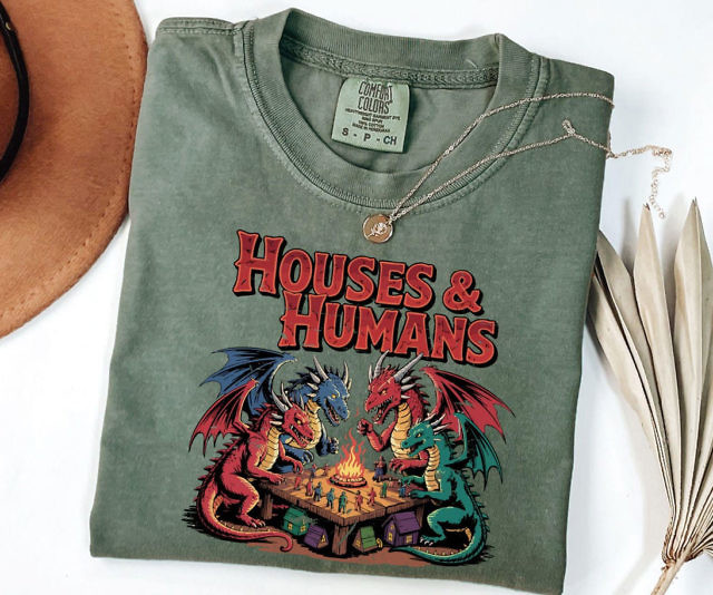Houses And Humans D&D Shirt