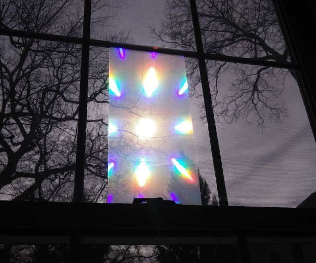Rainbow Window Film Suncatcher