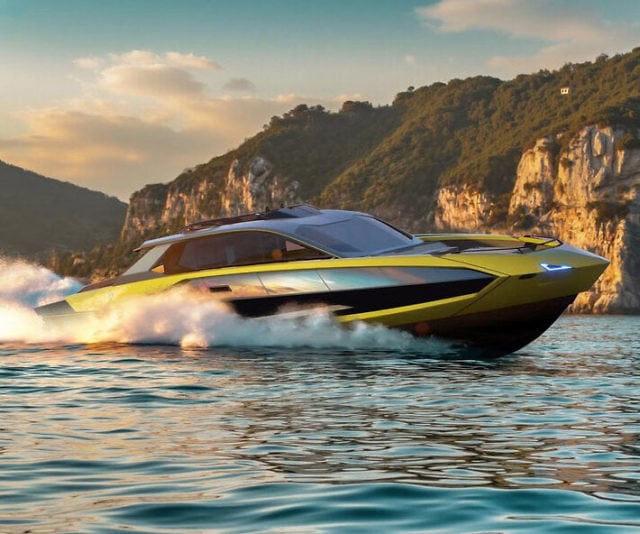 Tecnomar For Lamborghini 101FT Yacht