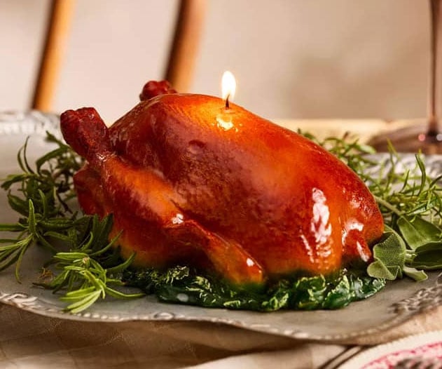 Thanksgiving Turkey Candle