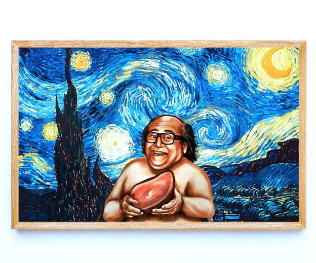 A Starry Rum Ham Night Poster