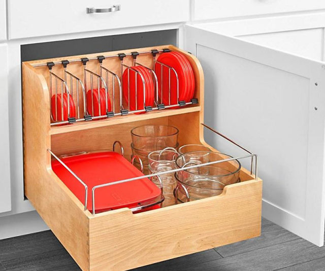 Adjustable PullOut Container Organizer