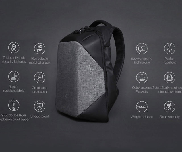 ClickPack Pro Anti-Theft Backpack