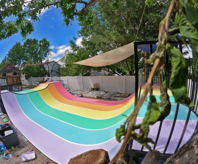 Backyard Rainbow Mini Ramp