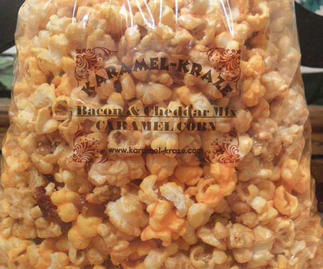 Bacon Caramel And Cheddar Popcorn