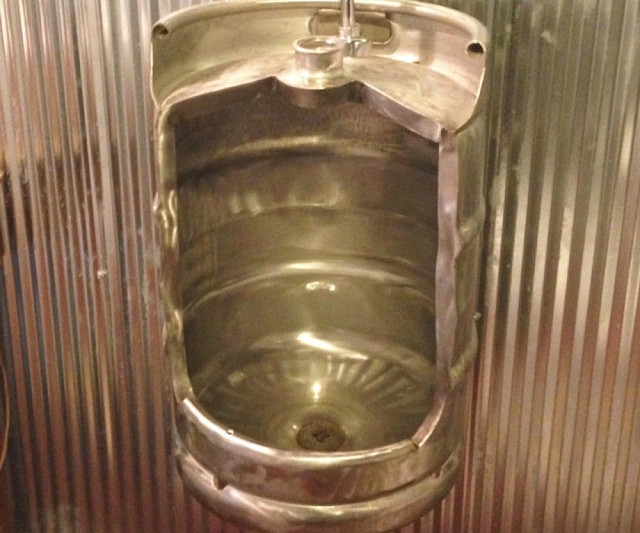 Beer Keg Urinal