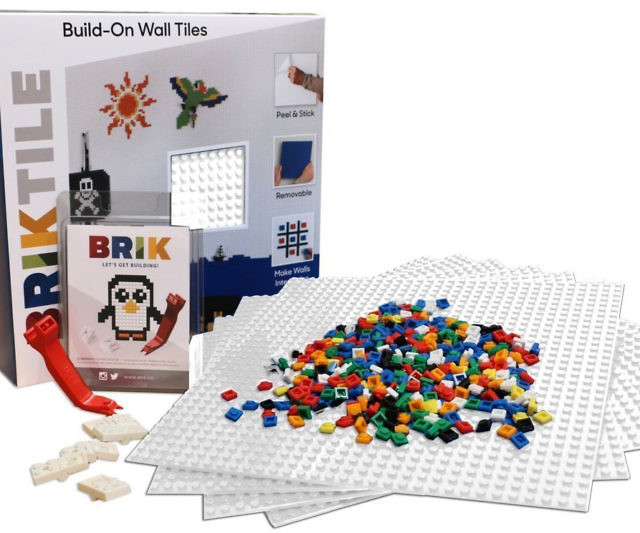 Peel & Stick LEGO Brick Wall