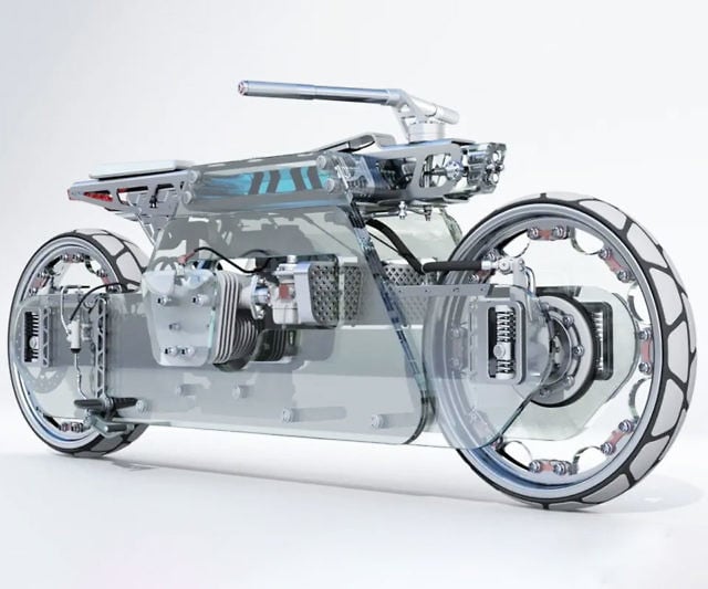 Bulletproof Glass Motorcycle