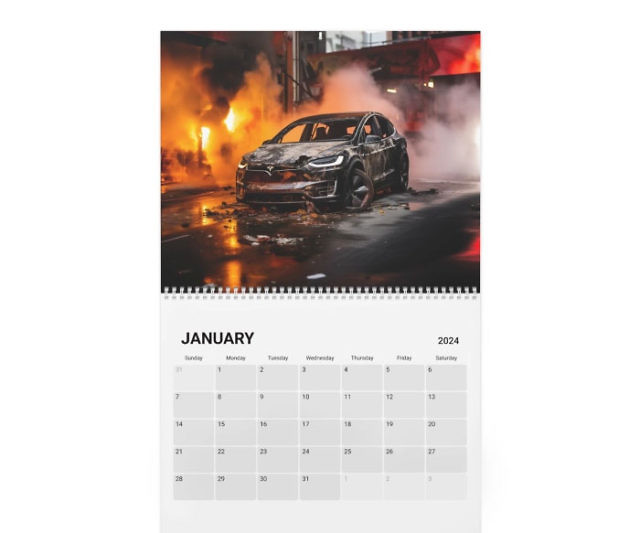 The Burning Tesla Calendar The Burning Tesla Calendar