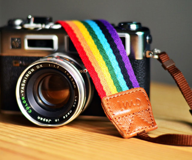 Rainbow Camera Strap
