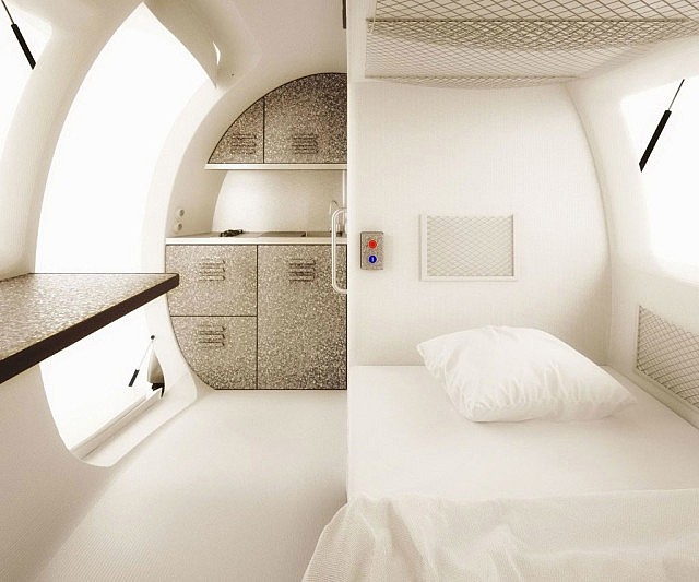 Portable Self Sustaining Capsule House