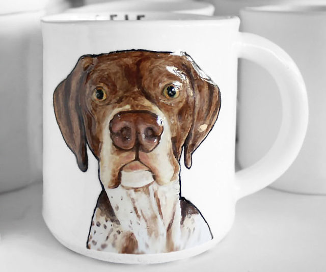 Carved Pet Portrait Mug