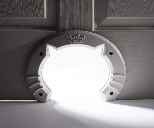 Cat Shaped Kitty Door