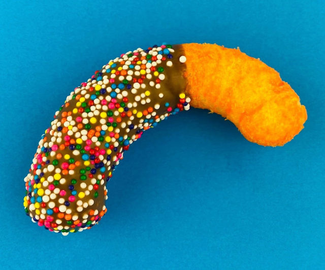 Chocolate Covered Cheese Puffs