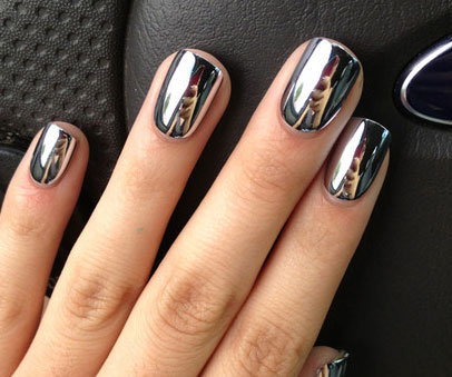 Chrome Stick-on Nails