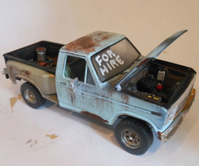 Wrecked Rusted Model Cars