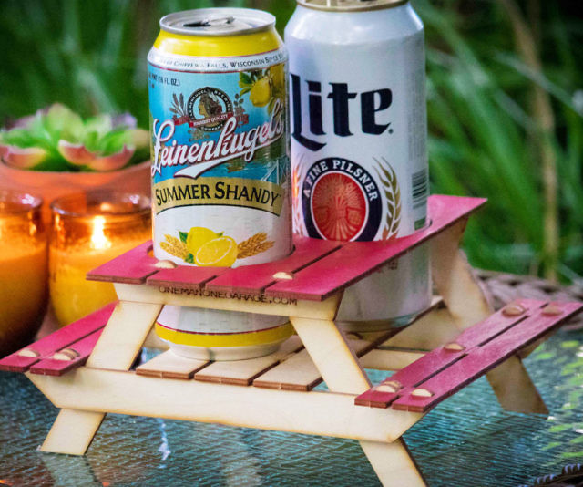 Beer & Condiment Picnic Table Rack Kit