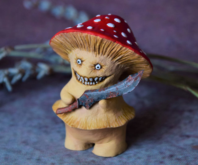 Creepy Mushroom Doll