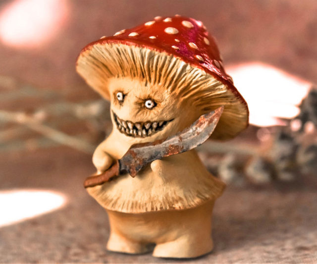 Creepy Mushroom Doll