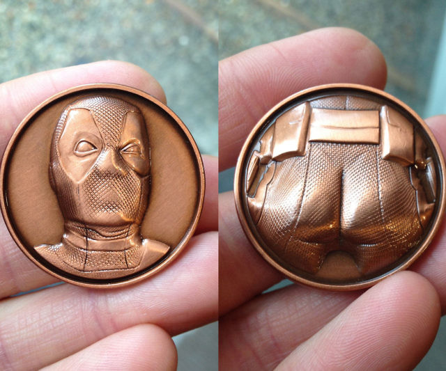 DeadPool Heads/Tails Coin