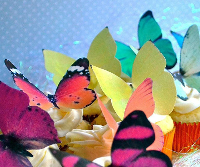 Edible Butterfly Cake Toppers