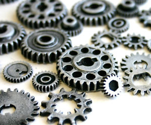edible chocolate gears