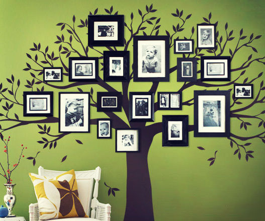 family tree with photos