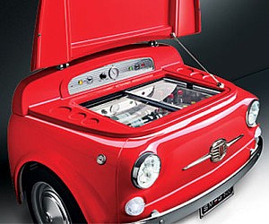 fiat 500 fridge