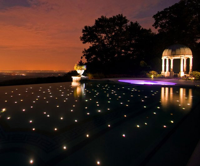 fiber optic pool lights