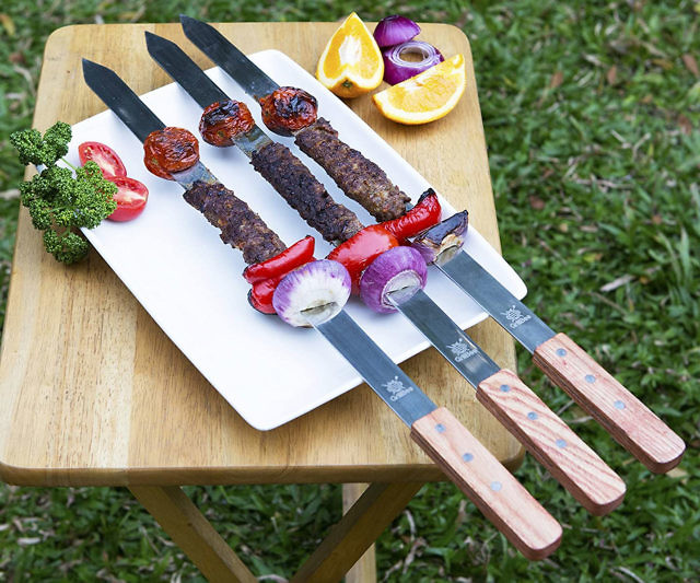 flat bbq skewers