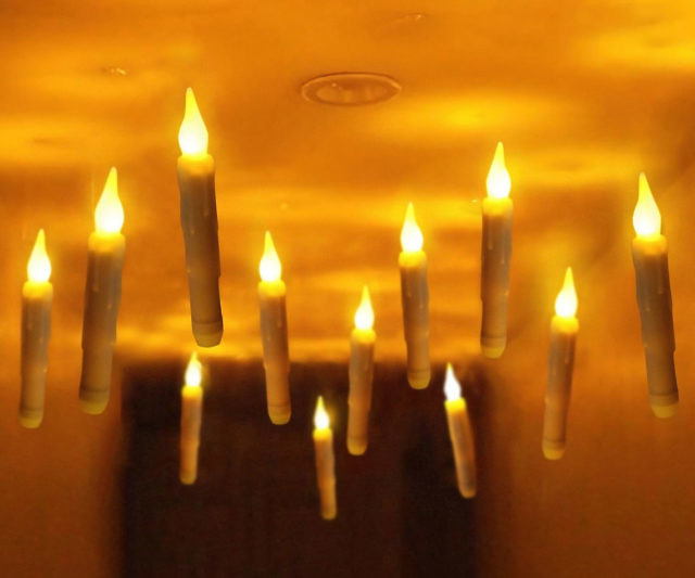 Floating Halloween Candles