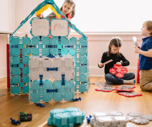construction fort building toy set