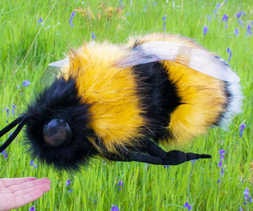 giant stuffed bumble bee