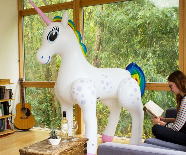 huge unicorn inflatable