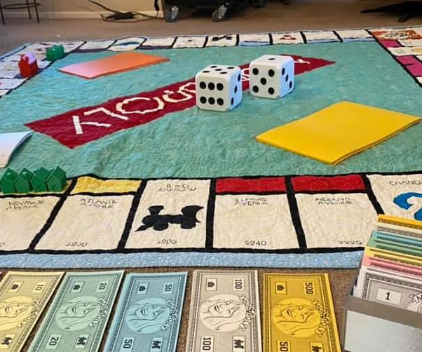 Giant Monopoly Quilt