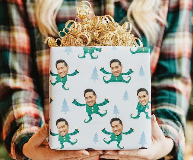 personalized gift wrapping paper