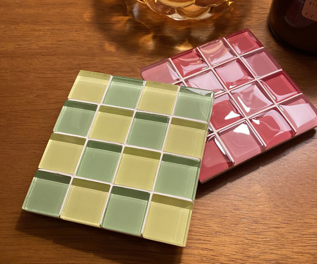 Glass Tile Coasters