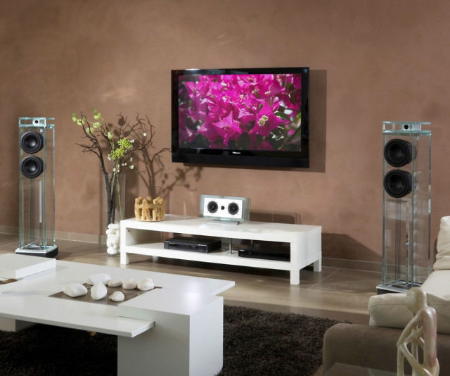 Diamond Glass Tower Speakers