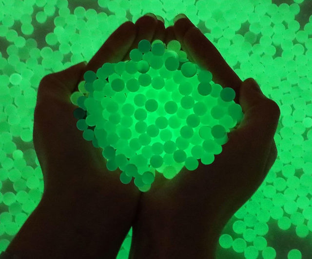 Glow In The Dark Water Beads