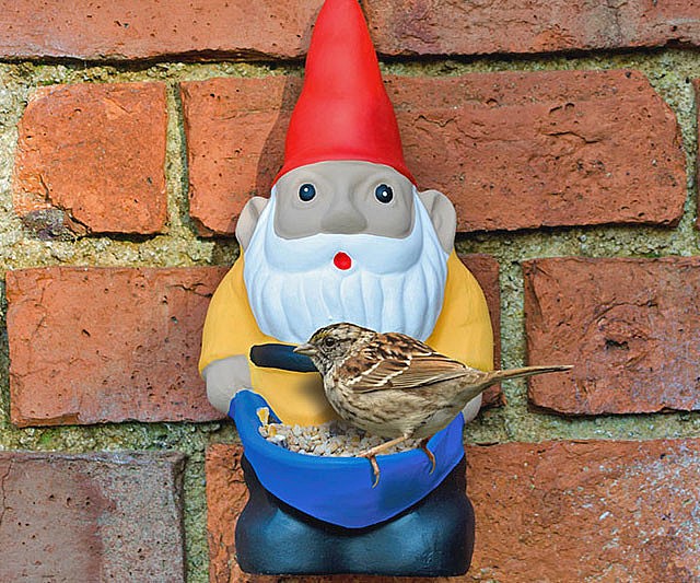 Garden Gnome Bird Feeder