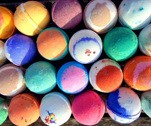 handmade bath bombs