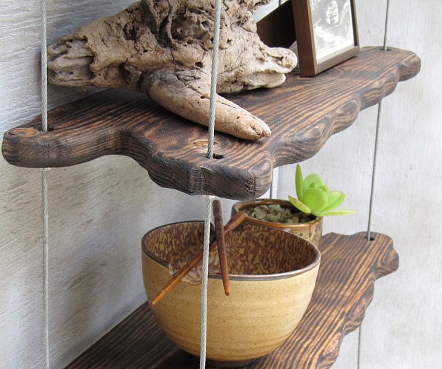 Driftwood Shelves