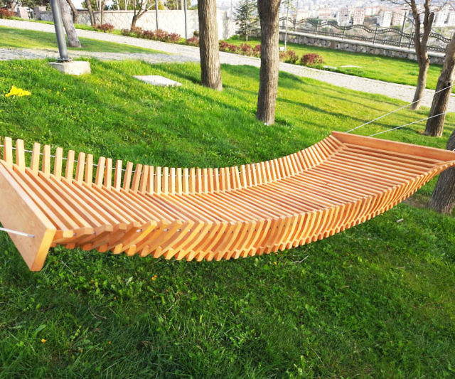 Wooden Hammock Swing